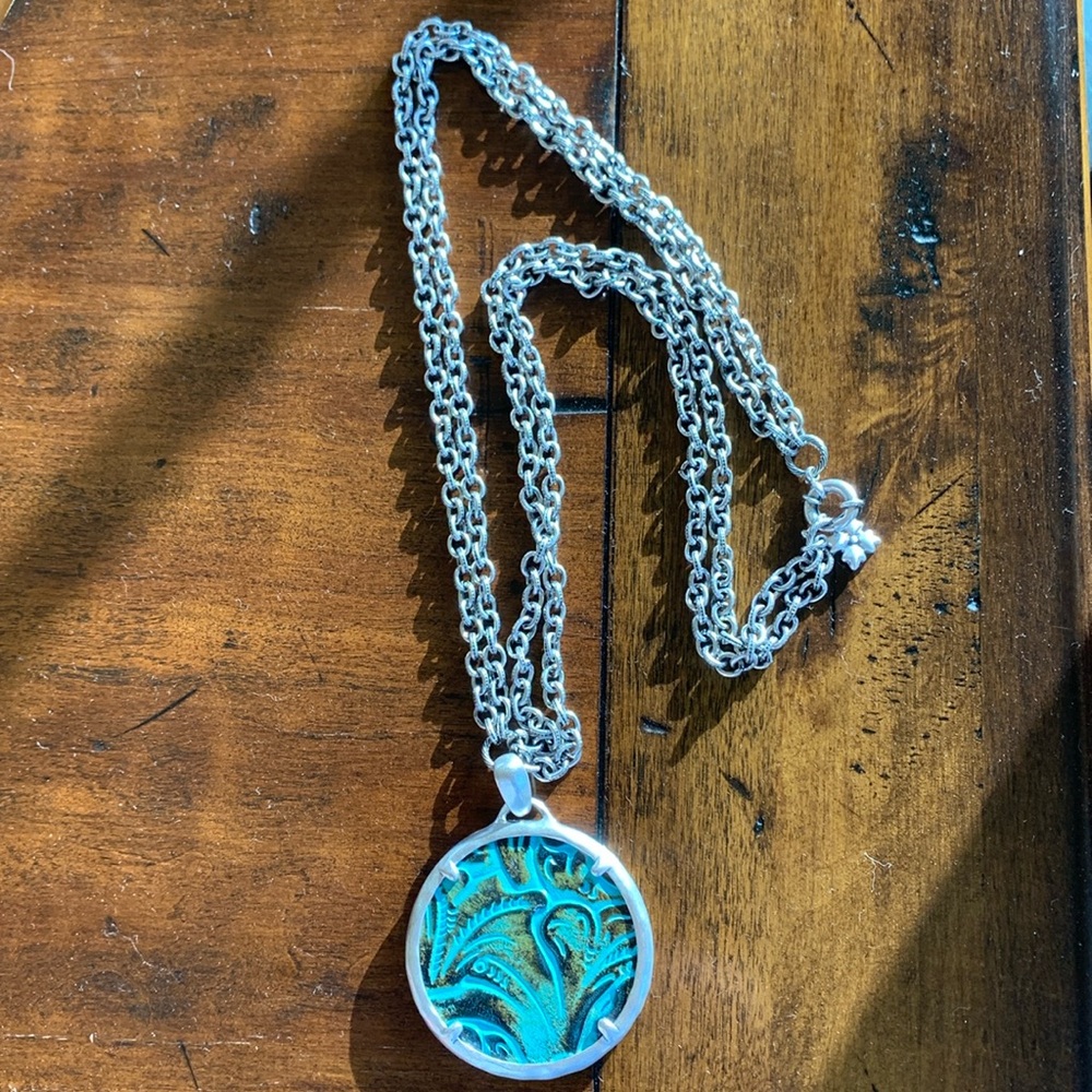 Patricia Nash Nicolina double chain Necklace 💕 Bold western flair